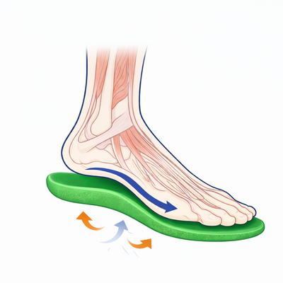 Pressure-Relief Sole